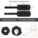 thumbnail image 5 of Pesas de tobillo Sportneer ajustables de 3,5 kg para mujeres y hombres, 5 of 9