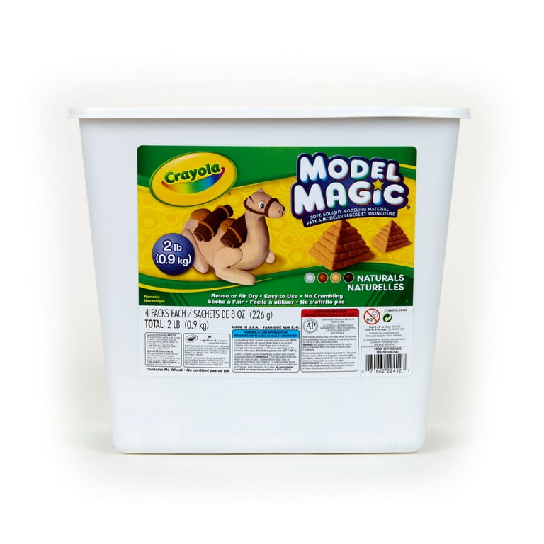 Crayola Model Magic Non-Toxic Modeling Dough Set, 8 oz, Assorted Primary  Color, Set of 4