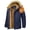 Navy, variant on TACVASEN Men's FLeece Lined Jacket with Hood Water Resistant Windproof Warm Thicken Winter Parka Coat with 6 Pockets, Black, L