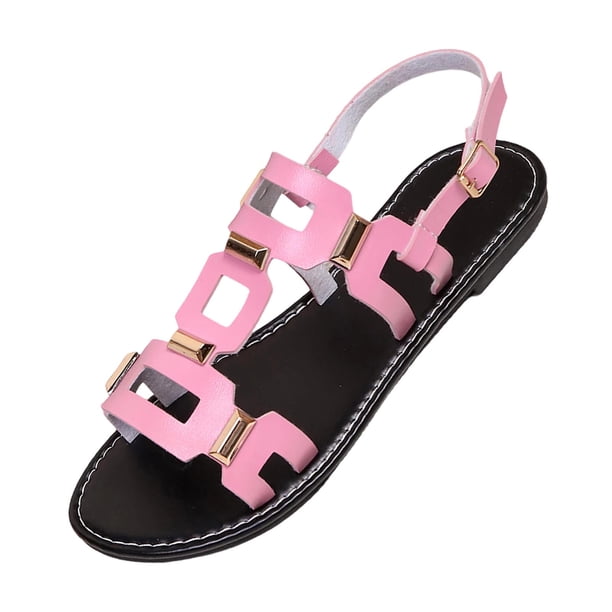 Correas de Tacón para Tacones Altos Estilo Rojo Corte Sandalias Planas, Tacones Altos Negros para las Mujeres Inspirado Correa de Tobillo Ajustable
