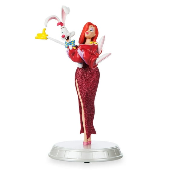 Disney Parks Roger and Jessica Rabbit Figure Resin Figurine Medium Statue New