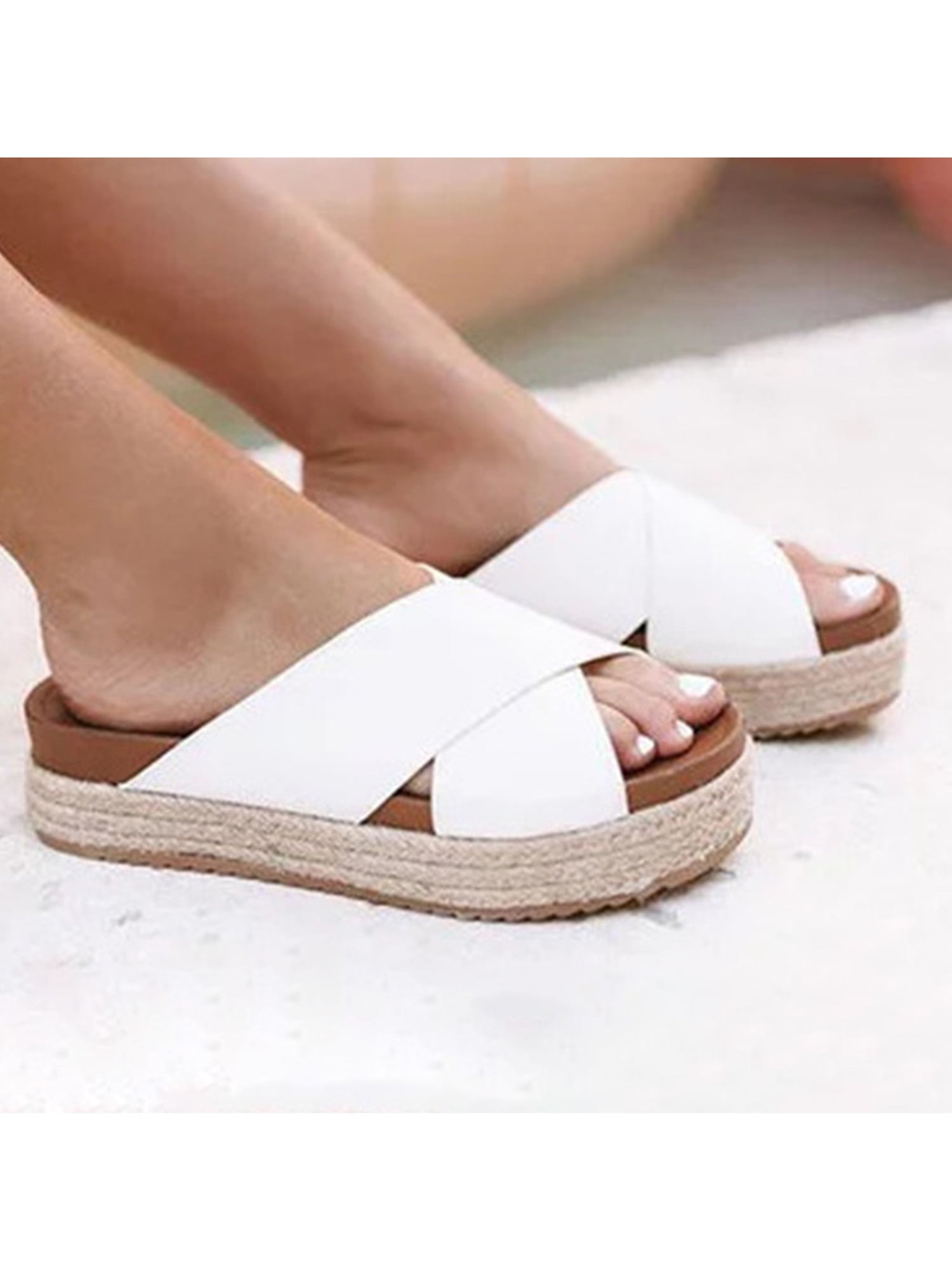Women’s Wedge Flatform Espadrille Sandals Summer Beach Shoes Flip Flops Slippers Women’s Wedge Flatform Espadrille Sandals Summer Beach Shoes Flip Flops Slippers