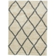 thumbnail image 1 of Unique Loom Opulence Trellis Shag Geometric Area Rug or Runner, 1 of 7