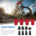 Ettsollp Bicycle Valve Adapter Presta to Schrader Valve Converter