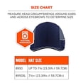 thumbnail image 4 of Skullerz 23347 Bump Cap, Navy - Short Brim, 4 of 9