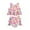 Pink, variant on REDARER Baby Girls Spring Summer Cartoon Floral Cotton Short Sleeve Beach Two Piece Swimwear Clothes,Girls Swimsuit,3-4 Years