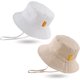 thumbnail image 1 of Cotton Baby Sun Hat Infant Toddler Boys Girls Bucket Hats Summer Sun Protection Kids Beach Caps, 1 of 5
