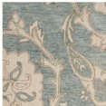 thumbnail image 4 of SAFAVIEH Roslyn Colton Floral Wool Area Rug, Light Blue/Ivory, 6' x 9', 4 of 6
