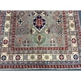 thumbnail image 3 of Kazak Gray Geometric 6X9 Handmade Wool Rug # 13658, 3 of 9