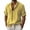 Z_Yellow, variant on Men's Cotton Linen Shirts Solid Loose Short Sleeved Collar Buttons Top Soft Comfort Casual Tee Shirts Holiday Street Clothing Summer Beach Wear