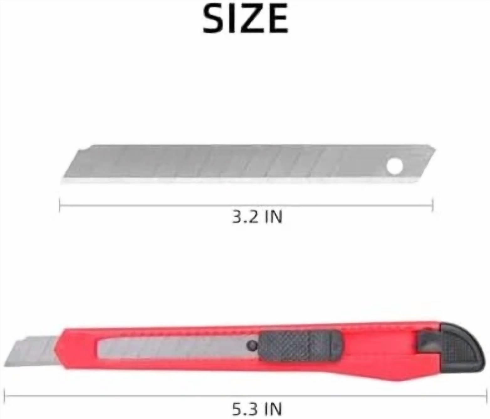 CRESTIN- Box Cutter Knife, 4 Pack, Utility Knives, Razor Blade Opener
