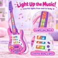 thumbnail image 3 of Guitar Toys for Girls 1-3-6 Years, Musical Instruments for Kids Toddlers 2-4, Toddler Girls Toys 2 3 4 Year Old, Birthday Gifts Toys for 2-4 Year Old Girls, 3 of 5