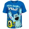 thumbnail image 5 of Disney Pixar Monsters Inc. Mike Sully Big Boys T-Shirt and Mesh Shorts Outfit Set Toddler to Big Kid, 5 of 5