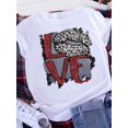 thumbnail image 3 of Brave Soul L-Camiseta blanca con letras Retro americanas para mujer, camiseta holgada de manga corta con cuello redondo, Top informal de talla grande de gran tamaño, 3 of 5