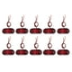 thumbnail image 1 of Luces de marcador LED para remolque de camión Unique Bargains 24V, ovaladas, de plástico, impermeables, rojas, 10 piezas, 1 of 7