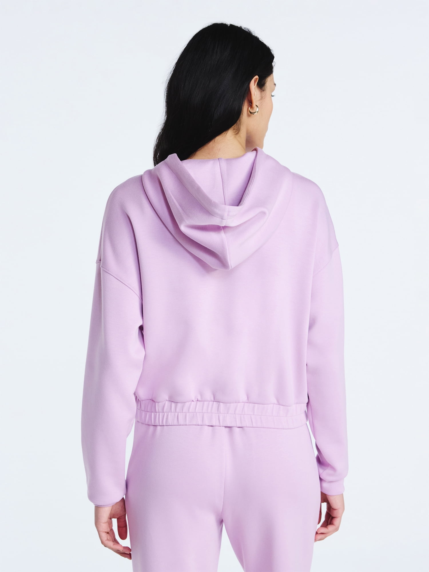 Scoop Women's and Women's Plus New Scubaknit Pullover Hoodie, Sizes XS-4X