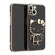 thumbnail image 1 of HelloKitty-funda de teléfono con espejo de maquillaje, carcasa trasera suave chapada para IPhone 14 Pro Max 13 12 11 X Xr Xs Max Fivean unisex, 1 of 2