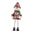 thumbnail image 3 of Figura navideña de pie, decoración navideña, lindo muñeco de peluche navideño. Muñeco de nieve de 36 cm, 3 of 9