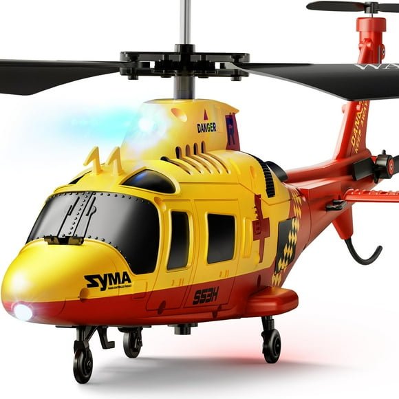 Helicóptero de control remoto SYMA S53H con diseño de simulación de rescate