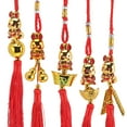 thumbnail image 2 of 5pcs Chinese Style Hanging Rabbit Decor New Year Car Ornament Festival Pendant, 2 of 9