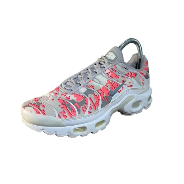 Ni - ke Ni - ke Air Max Plus TN Women Sz 6.5 White Pink AJ8856-100 Running Shoes Sneakers