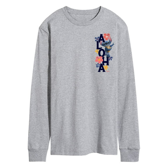 Lilo & Stitch - Aloha Stitch - Men's Long Sleeve Graphic T-Shirt