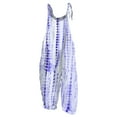 thumbnail image 2 of Huresd Womens Jumpsuits Casual Dressy Casual Loose Shoulder Strap Floral Print Long Rompers Sleeveless Long Pants Overalls Jumpers 2024 Clothes Light Purple 712XL, 2 of 3