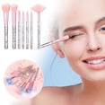thumbnail image 1 of 7 Pcs Shiny Crystal Glitter Acrylic Handle Nylon Hair Makeup Tool, 1 of 3