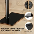 thumbnail image 6 of Universal TV Stand Monitor with Mount 100 Degree Swivel Height Adjustable and Tilt Function for 19 to 43 inch LCD, LED OLED TVs,Space Saving Standing Bedroom Living Room Corner,Black, 6 of 8