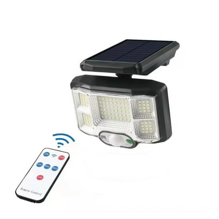 

RKSTN Solar Outdoor LightsMotion Sensor Solar Powered Lights IP65 Waterproof 3 ModesWith Remote Control Wall Security Lights For Fence Yard Garden Patio Gift Summer Savings Clearance