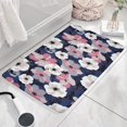 thumbnail image 3 of Pioneer Flower Floral Print Flannel Non Slip Door Rugs,Washable Door Mats Indoor,Decorative Door Mats,Dirt-Resistant and Absorbent Doormat for Entrance,Bedroom,Kitchen,Bathroom,23.5"x16", 3 of 5