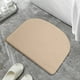 thumbnail image 4 of Alfombra de baño de espuma viscoelástica antideslizante y absorbente de terciopelo, 80x50 cm, máxima comodidad para el suelo del baño, color beige, 1 unidad Rkxzt, 4 of 8