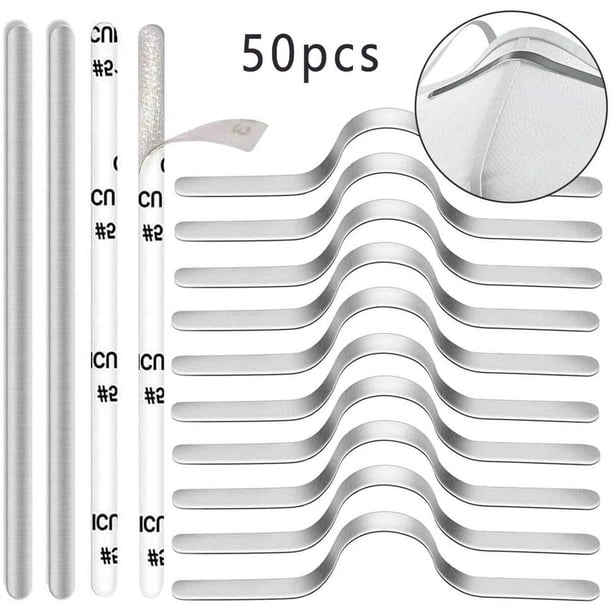 Whataatahia Nasenbügel Draht für Mundschutz 80 Stück, 90mm Flache Aluminium Selbstklebend Nasenbügel, Biegsame Nase Metallbügel Nasendraht Basteldraht für Gesicht DIY Basteln Zubeh?r
