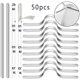 thumbnail image 1 of Whataatahia Nasenbügel Draht für Mundschutz 80 Stück, 90mm Flache Aluminium Selbstklebend Nasenbügel, Biegsame Nase Metallbügel Nasendraht Basteldraht für Gesicht DIY Basteln Zubeh?r, 1 of 6