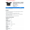 thumbnail image 2 of Fuel Pump Driver Module - Compatible with 2015 - 2018 Ford Transit-350 HD 3.2L 5-Cylinder 2016 2017, 2 of 2