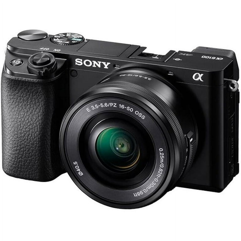 Sony Pro Alpha   6100 24.2 Megapixel Mirrorless Camera with Lens