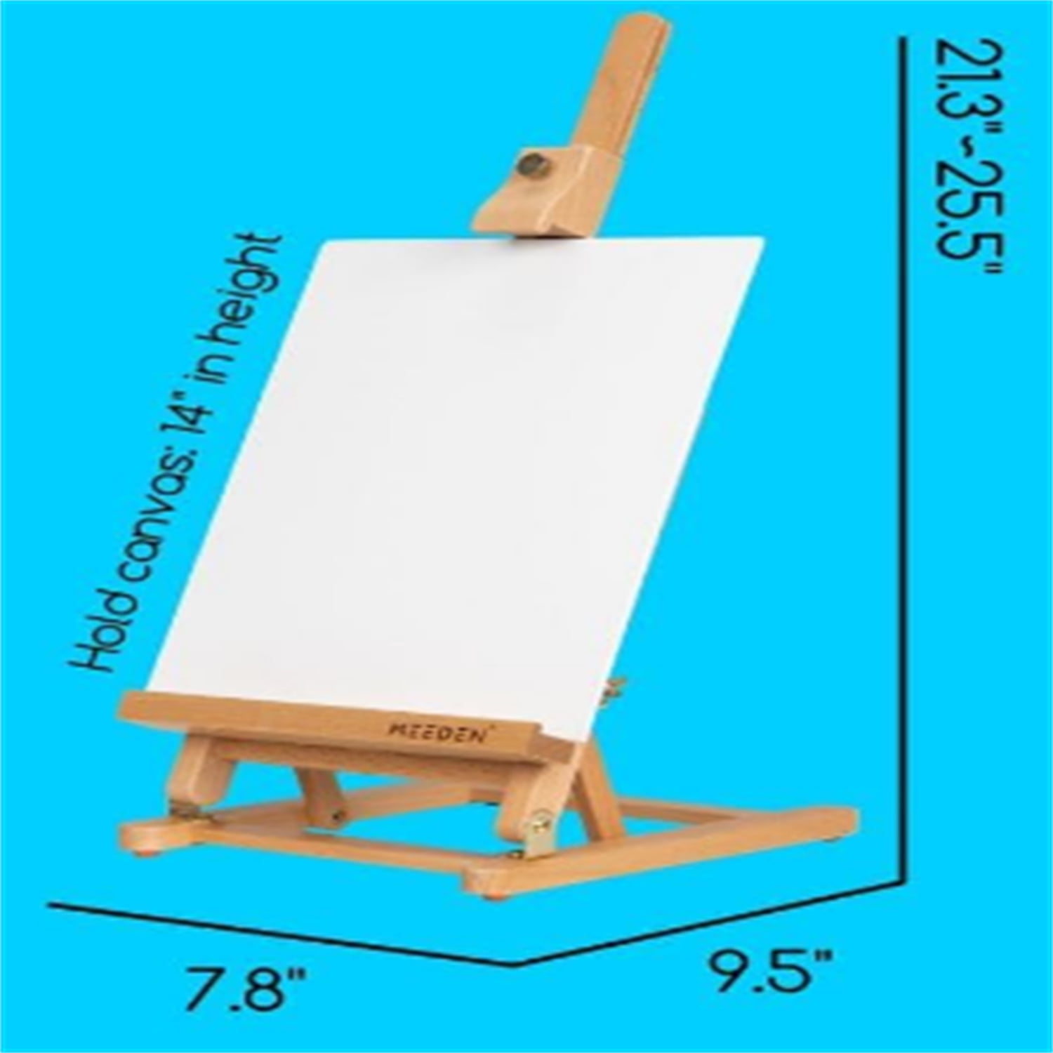 72PCS Deluxe Acrylic Paint Set, Artist Painting Kit with Beech Wood Tabletop Easel, 48 Colors x 22ml Acrylic Painting Set, Canvas, Paint Brushes, Art Supplies for Adults, Kids, Beginners