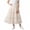 White, variant on QTBIUQ Girls Lace Tiered Long Skirt Solid Color Princess Cake Skirt with Ruffles and Elastic Waist for Summer Party