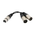 thumbnail image 4 of XLR y Adaptador XLR a XLR Adaptador Cable Distribuidor para Micrófonos, 4 of 7