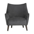 thumbnail image 3 of Sunpan Sorrel 15.5" Mid-Century Fabric Lounge Chair in Gray/Abbington Black, 3 of 8