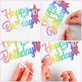 thumbnail image 3 of Cake toppers iNINGER arcoíris con brillo para 60.º cumpleaños, 3 of 7