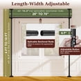 thumbnail image 2 of Barras tensoras para cortinas Goovilla, divisor de ambientes, 1,2 a 3 m (alto), 70 a 180 cm (ancho), 2 of 7