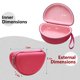 thumbnail image 3 of Funda para gafas de seguridad LTGEM compatible con DEWALT DPG82-11, 3 of 8