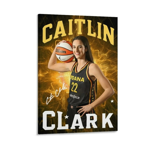 Caitlin Clark Poster Basketball Star Posters Poster For Bedroom Kitchen Bathroom Living Room Office Decor