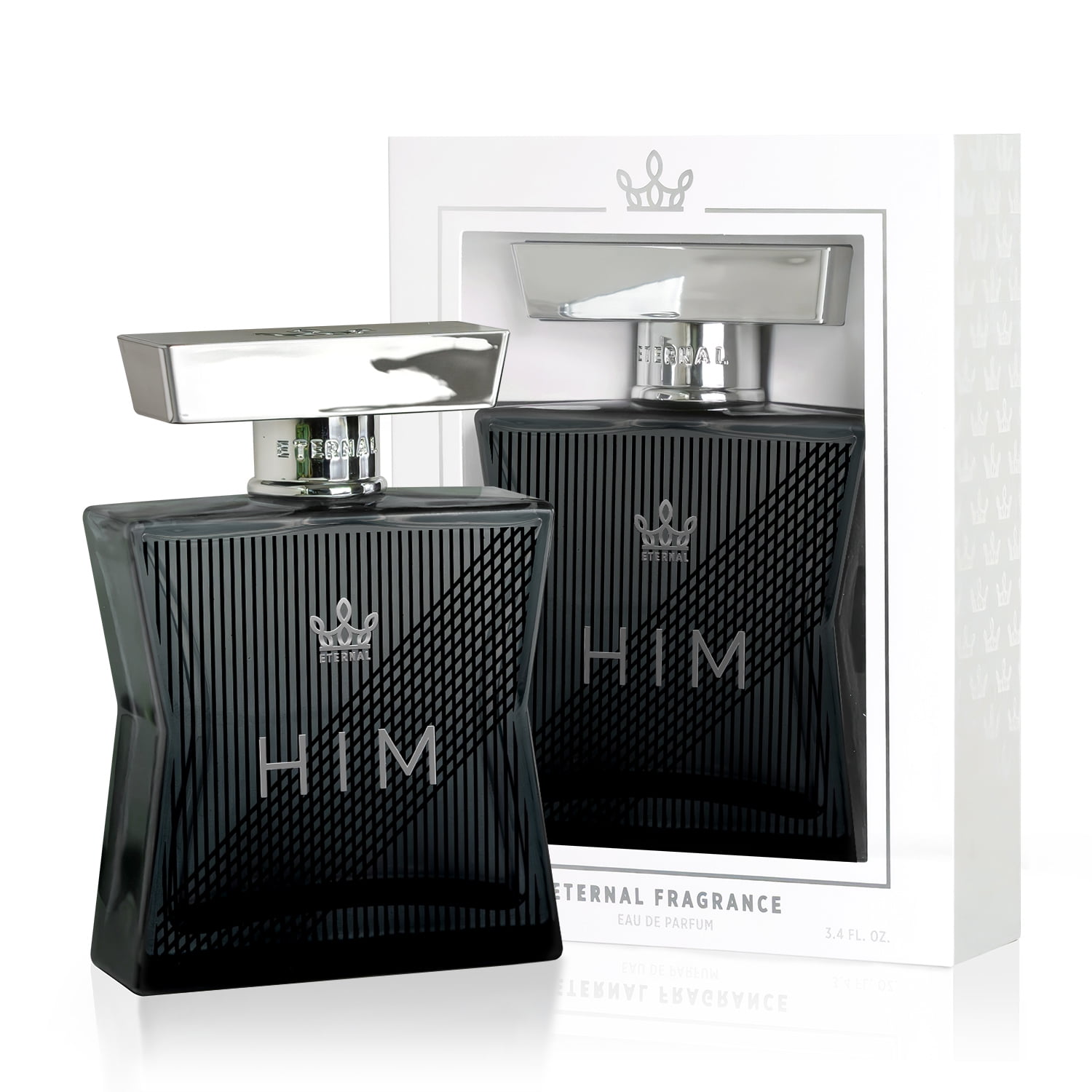 Eternal Fragrance HIM, Clean Citrus, Modern Aromatic Woods Eau de Parfum, Inspired by Myself Cologne for Men, 3.4 oz (100ml) Spray