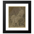 thumbnail image 2 of Eustache Le Sueur 15x18 Black Modern Framed Museum Art Print Titled - Study for Saint Louis Healing the Sick (C. 1654), 2 of 5