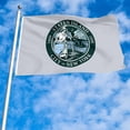 thumbnail image 3 of Dutern Double Sided Staten Island, New York Flag Banner 3 Ply with Brass Grommets 2x3 Feet, 3 of 4