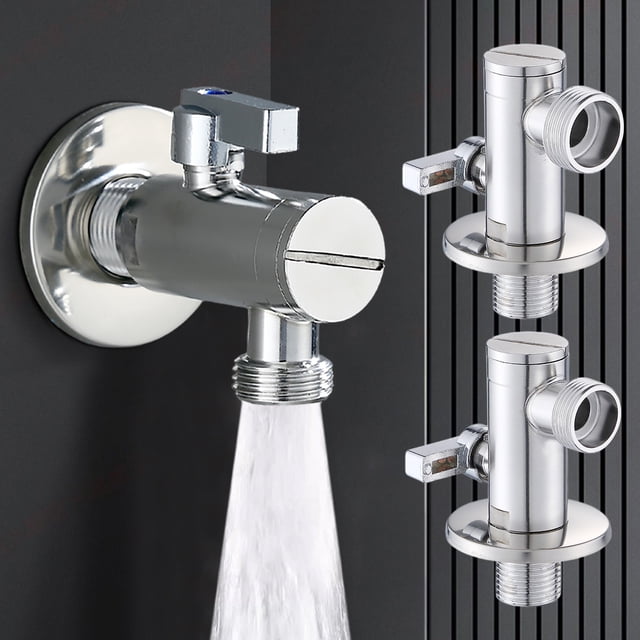 Válvula de ángulo para inodoro inteligente de acero inoxidable 304 - Gran línea de suministro de 1/2", alto caudal, fácil instalación para bidé y inodoros modernos
