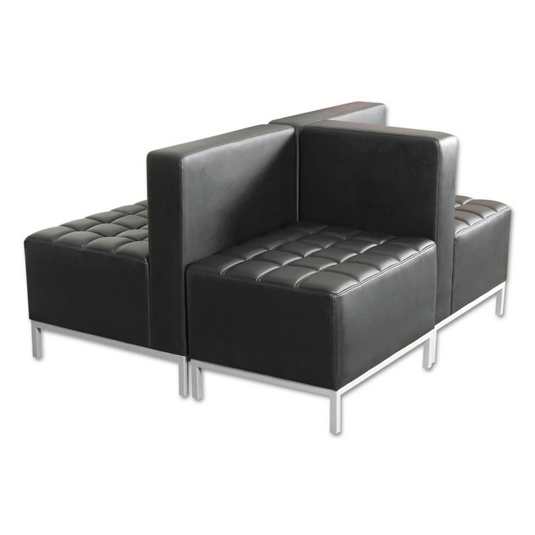 Alera QUB Series Ottoman, 26.38w x 21.5d x 17.5h, Black Alera QUB Series Ottoman, 26.38w x 21.5d x 17.5h, Black