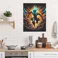 thumbnail image 3 of Attack on Titan Poster, Japanese Anime Canvas Decorative Poster, Wall Art for Dorm Bedroom Living Room, No Frame, 3 of 7